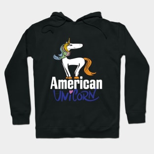 American Unicorn Hoodie